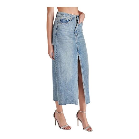 Steve Madden Avani Denim Skirt. NWT - Y2K Vibes size 10. - Picture 1 of 9
